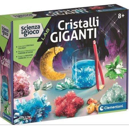 CRISTALLI GIGANTI EAN 8005125192328 INGROSSO SCIENZA E GIOCO CLEMENTONI