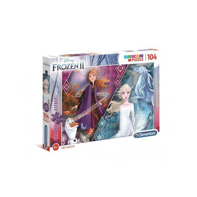 PUZZLE PZ.104 GLITTER FROZEN 2 EAN 8005125201631 INGROSSO PUZZLE CLASSICI