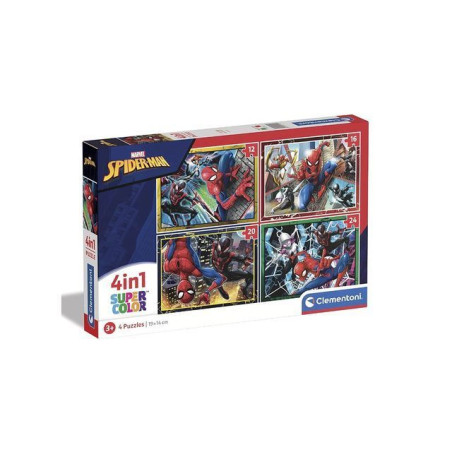 PUZZLE 4IN1 SPIDERMAN EAN 8005125215157 INGROSSO PUZZLE CLASSICI