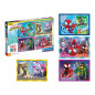 PUZZLE 4IN SPIDEY AND HIS FRIENDS EAN 8005125215287 INGROSSO PUZZLE CLASSICI