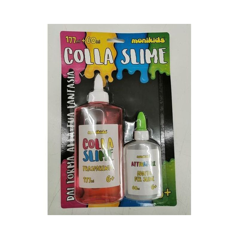 COLLA SLIME 177ML + ATTIVATORE 60ML EAN 8033594059248 INGROSSO SLIME