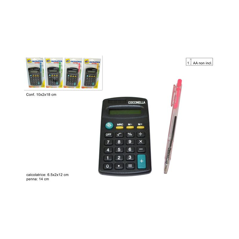CALCOLATRICE CON PENNA EAN 8027501022401 INGROSSO CALCOLATRICI