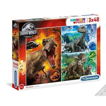 PUZZLE PZ. 3X48 JURASSIC WORLD EAN 8005125252503 INGROSSO PUZZLE CLASSICI