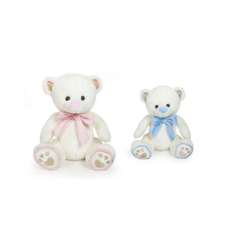 ORSO PANNA L50CM FIOCCO ROSA / AZZURRO EAN 8009549254884 INGROSSO PELUCHE MORBIDOSI