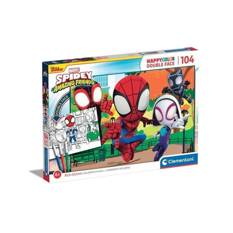 PUZZLE PZ.104 DOUBLE FACE SPIDEY EAN 8005125257270 INGROSSO PUZZLE CLASSICI