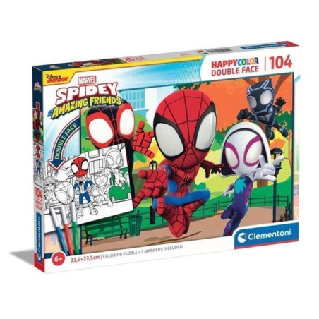 PUZZLE PZ.104 DOUBLE FACE SPIDEY EAN 8005125257270 INGROSSO PUZZLE CLASSICI