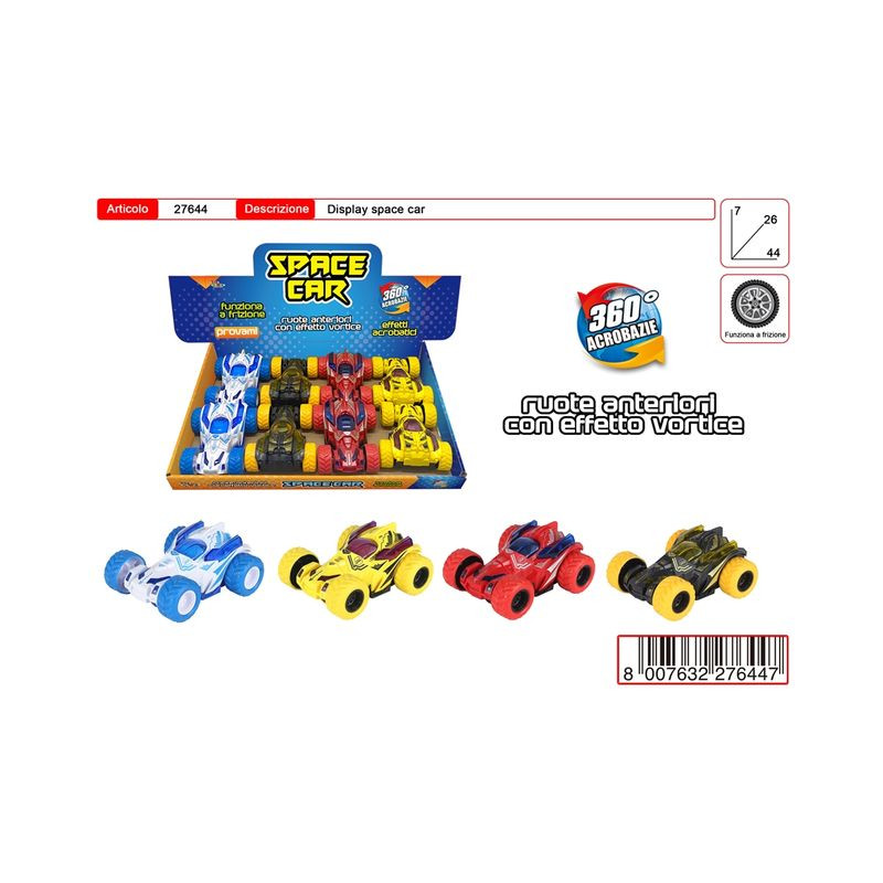 SPACE CAR ACROBATICA GRANDE EAN 8007632276447 INGROSSO MODELLINI AUTO A FRIZIONE
