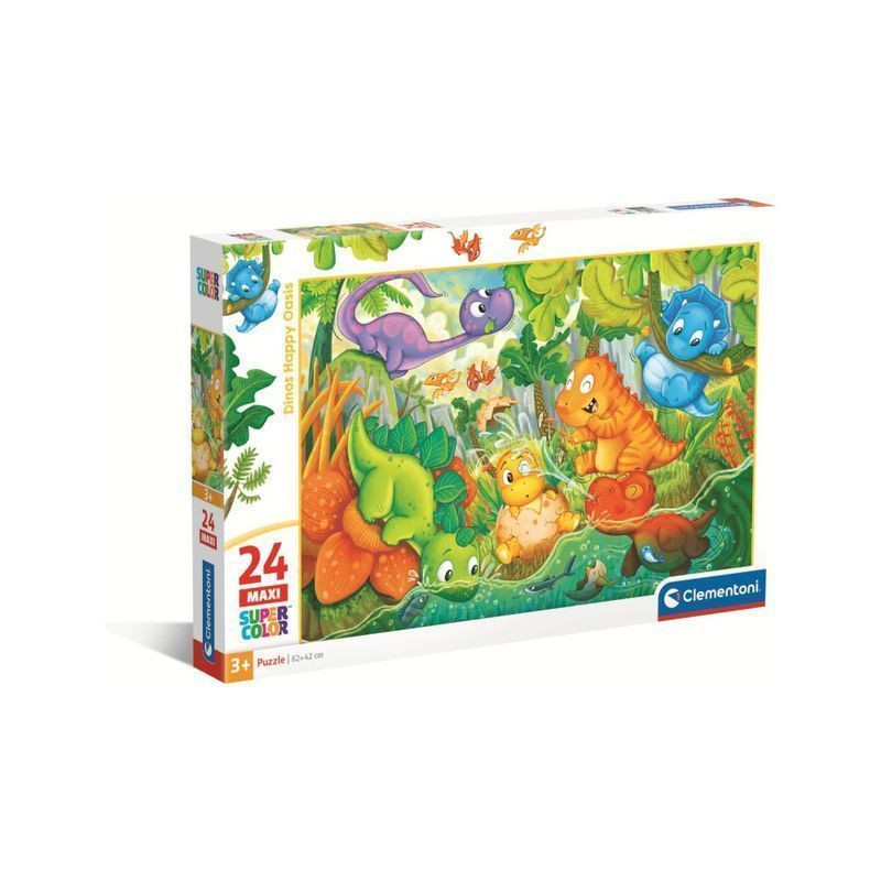 PUZZLE PZ.24 MAXI DINOS HAPPY OASIS EAN 8005125285242 INGROSSO PUZZLE CLASSICI PUZZLE PZ.24 MAXI DINOS HAPPY OASIS EAN 8005125285242 INGROSSO PUZZLE CLASSICI