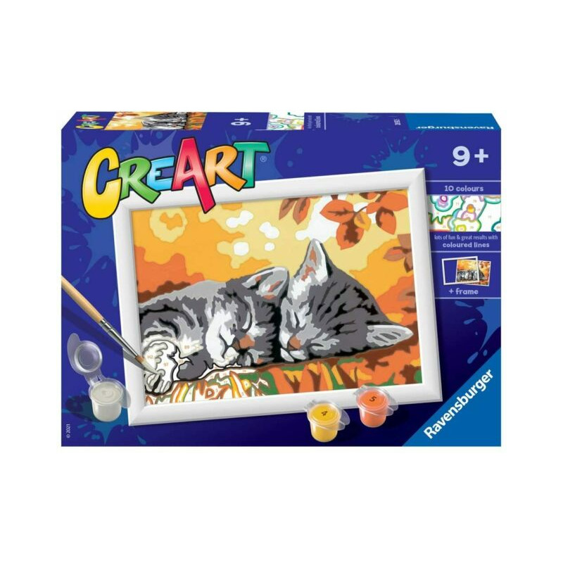CREART E - GATTINI IN AUTUNNO EAN 4005556289325 INGROSSO GIOCHI CREATIVI