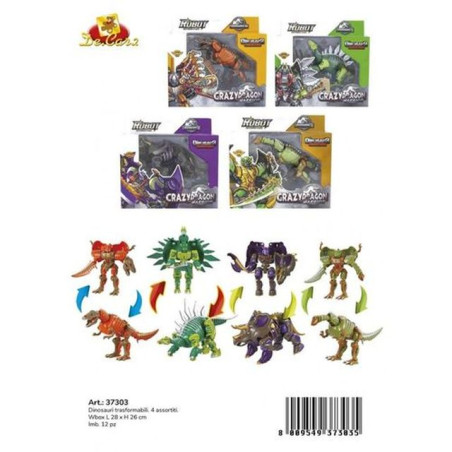 INGROSSO DINOSAURI TRASFORMABILI
