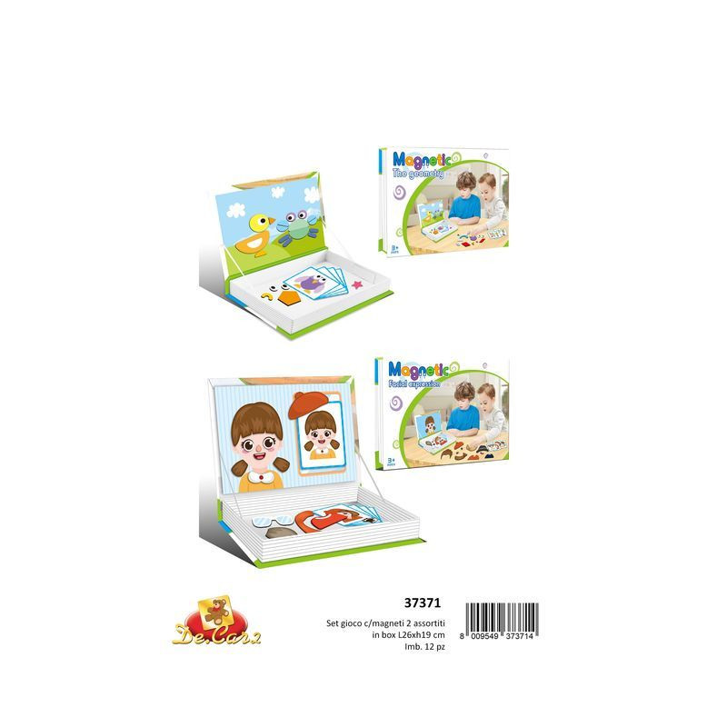 SET GIOCO MAGNETI 2ASS GACCE/FORME BOX EAN 8009549373714 INGROSSO GIOCATTOLI PER EDICOLA