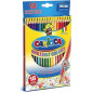CARIOCA MATITA COLORATA ESAGONALE 18PZ SCATOLA C/APPENDINO EAN 8003511418656 INGROSSO MATITE COLORATE