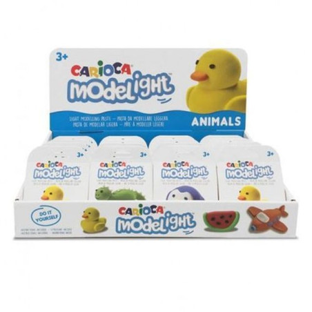 CARIOCA MODELIGHT ANIMALS 30GR ASS. EAN 8003511094270 INGROSSO PASTA PER MODELLARE DIDO