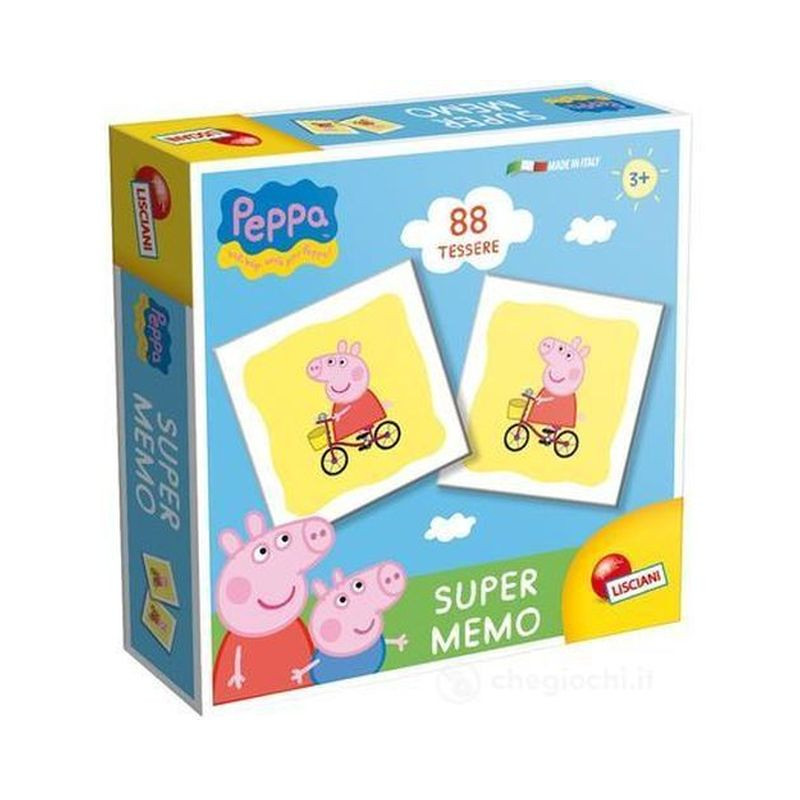 PEPPA PIG SUPER MEMO EAN 8008324043903 INGROSSO GIOCHI DI CARTE