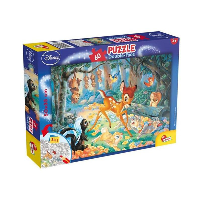 PUZZLE DF PLUS 60 BAMBI 35X24,5X3,5CM +3 EAN 8008324047932 INGROSSO PUZZLE CLASSICI