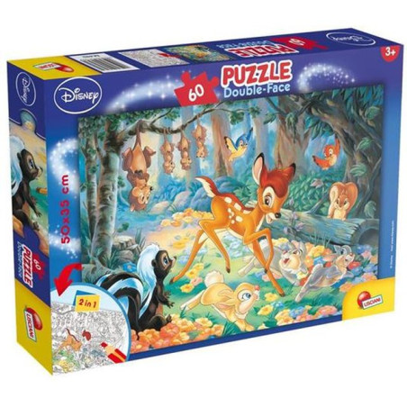 PUZZLE DF PLUS 60 BAMBI 35X24,5X3,5CM +3 EAN 8008324047932 INGROSSO PUZZLE CLASSICI