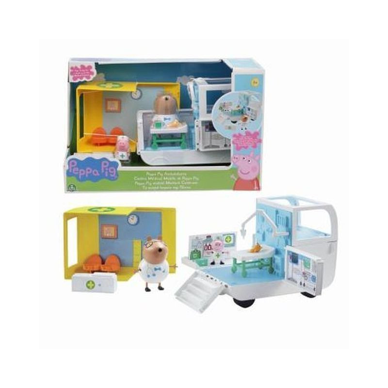 PEPPA PIG PLAYSET AMBULANZA EAN 8056379058229 INGROSSO SET PERSONAGGI CARTOON