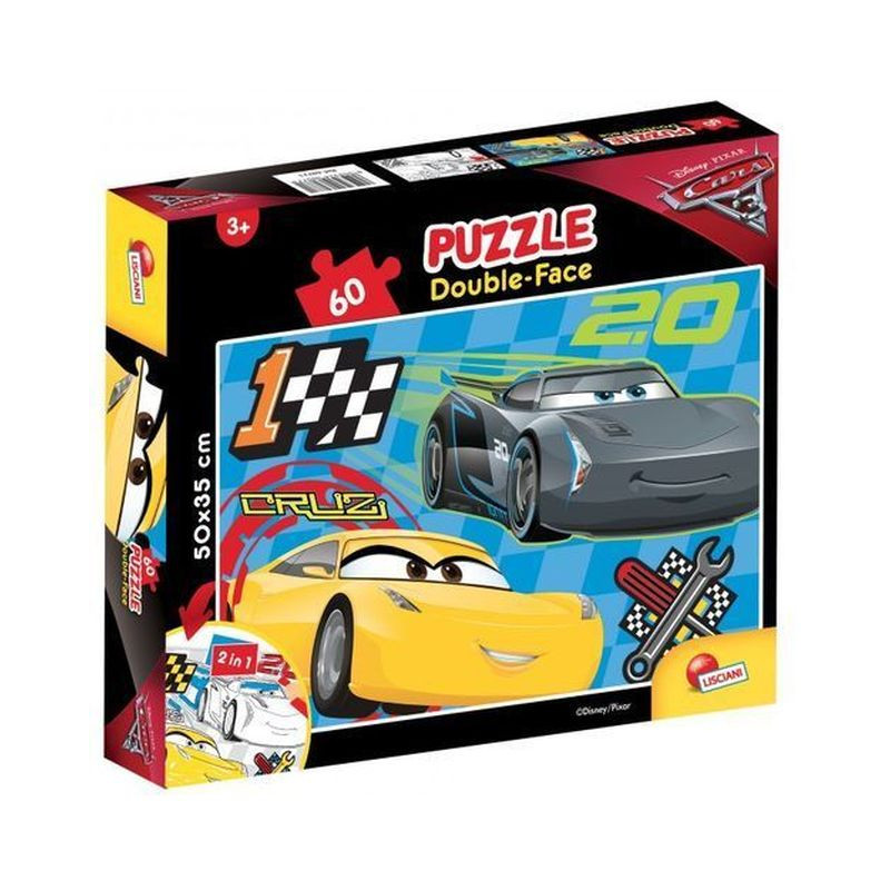 PUZZLE DF PLUS 60 CARS 3 ADRENALINE +3A 35X24.5X3.5CM - LISCIANI EAN 8008324060771 INGROSSO PUZZLE CLASSICI