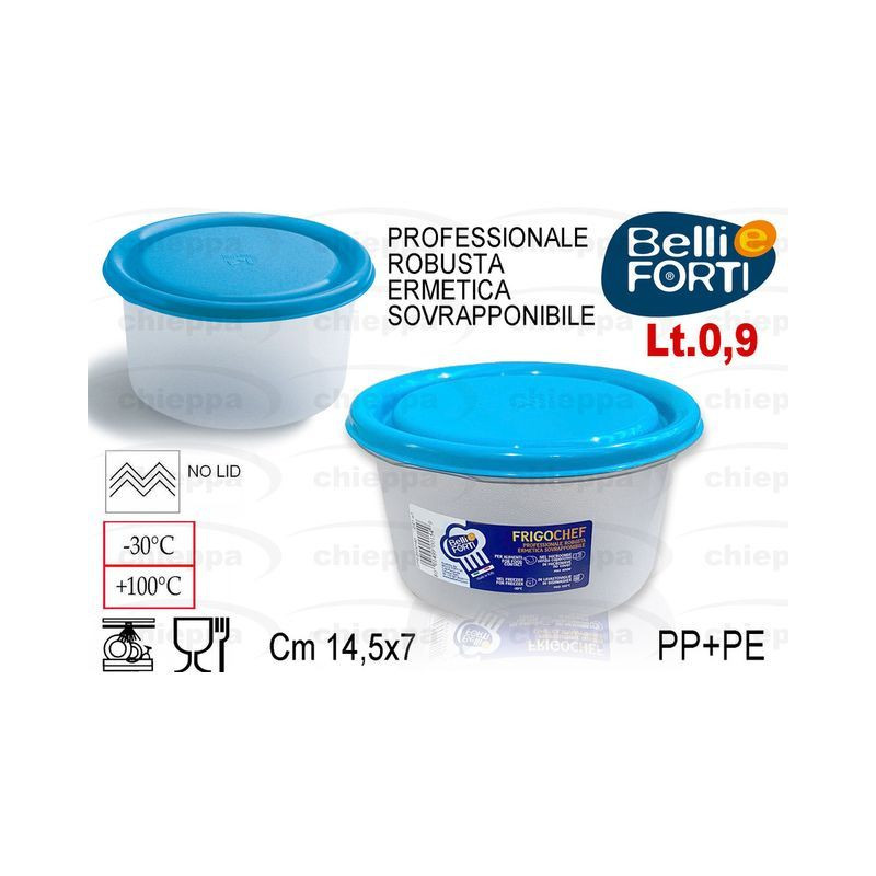 CONTENITORE ERMETICO LT. 0,9 C/C 14,5X7 EAN 8001499001549 INGROSSO CONTENITORI PER ALIMENTI