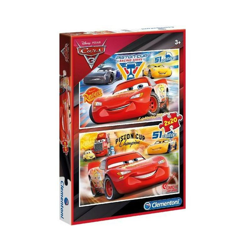 PZL 2X20 CARS 3 EAN 8005125070275 INGROSSO PUZZLE CLASSICI