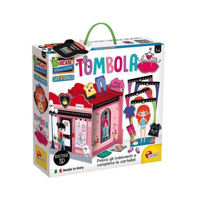 TOMBOLA VESTI E SVESTI ALLEGRA BOUTIQUE EAN 8008324072637 INGROSSO GIOCHI DI SOCIETA
