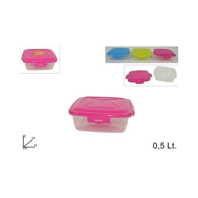 CONTENITORE QUADRATO C/COPERCHIO 14X14X EAN 8034048074329 INGROSSO CONTENITORI PER ALIMENTI