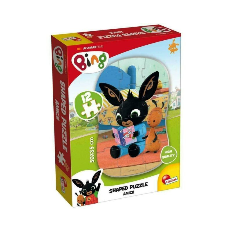 BING MY FIRST SHAPED PUZZLE 12 FRIENDS EAN 8008324074730 INGROSSO PUZZLE CLASSICI