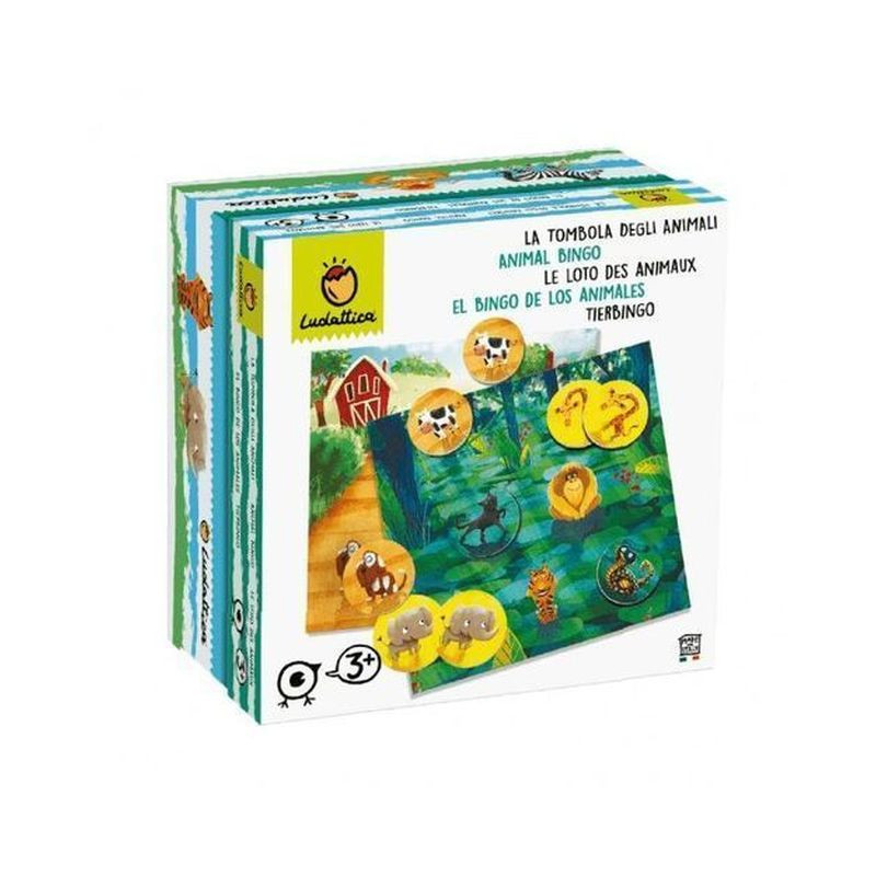 LUDATTICA GAMILY GAME TOMBOLA ANIMALI EAN 8008324074976 INGROSSO GIOCHI CREATIVI