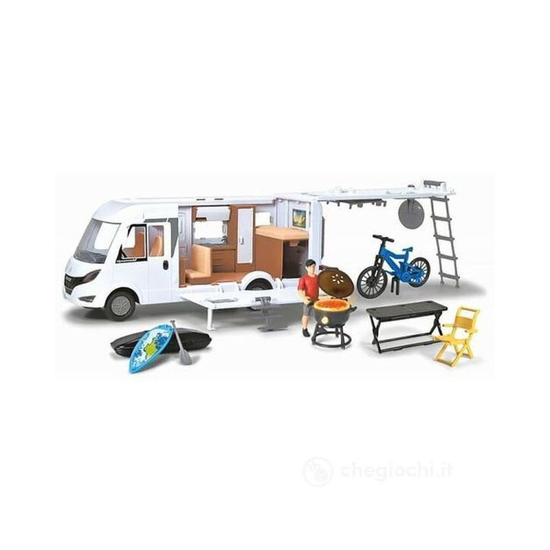 CAMPER SET IN SCALA 1:24, PERS E ACC. EAN 4006333075377 INGROSSO GIOCATTOLI IN SCATOLA