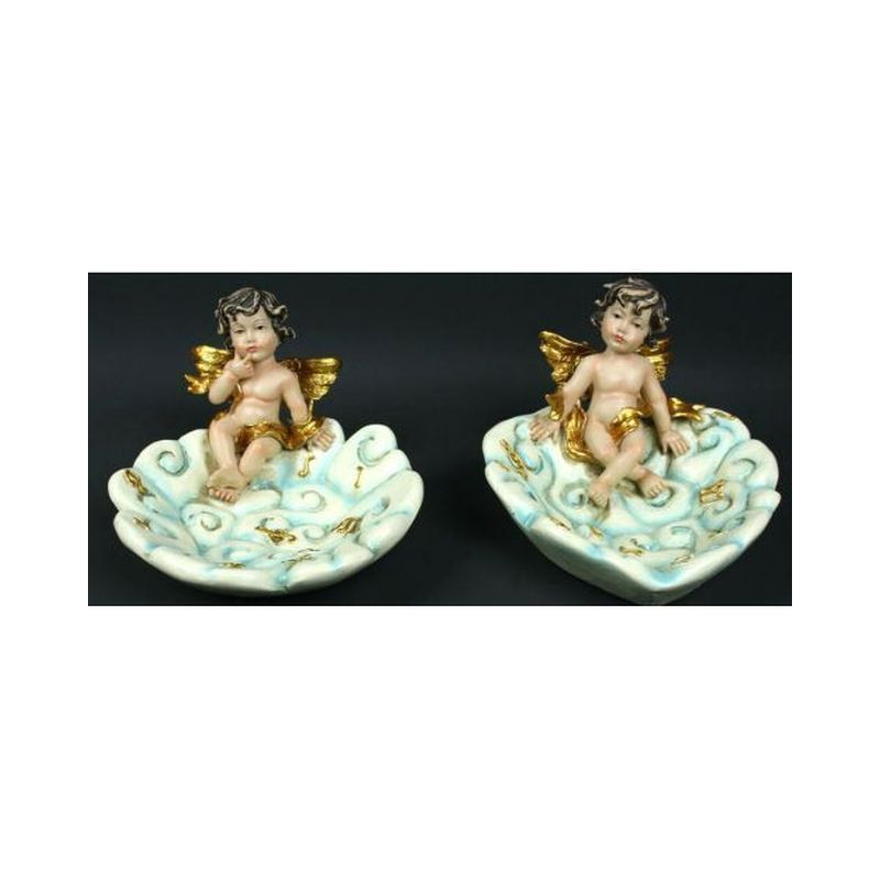PIATTINO C/ANGELO EAN 8033113078675 INGROSSO OGGETTISTICA NATALIZIA