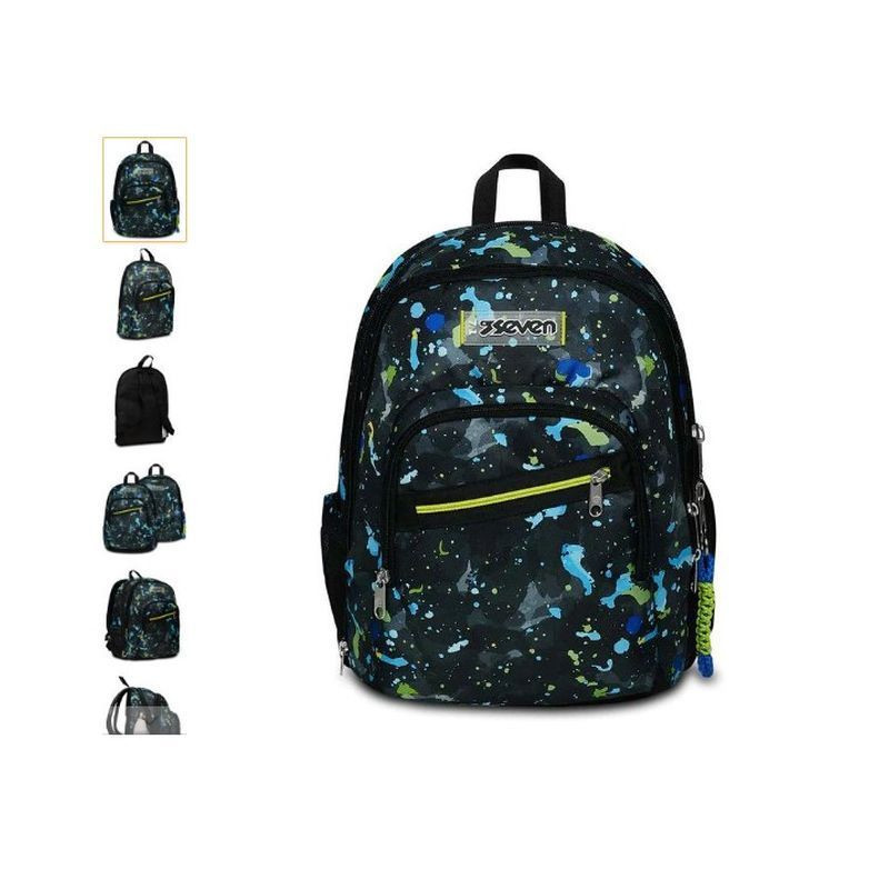 ZAINO ADVANCED DETACH SEVEN FLUO STRING EAN 8055714079714 INGROSSO ZAINI SCUOLA