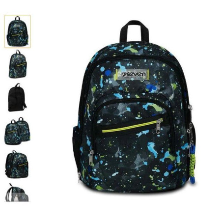 ZAINO ADVANCED DETACH SEVEN FLUO STRING EAN 8055714079714 INGROSSO ZAINI SCUOLA