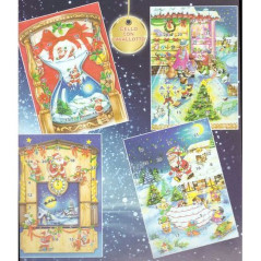 INGROSSO CALENDARIO AVVENTO GLIT