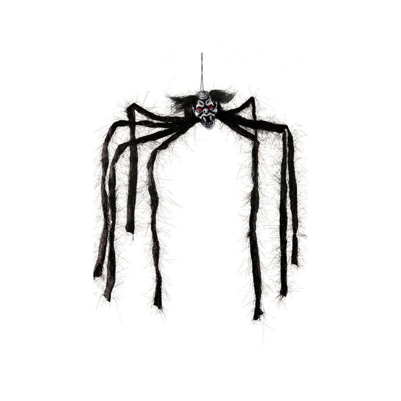 RAGNO D'APP. C/TESTA MOSTRO D.30CMXH50CM EAN 8004761089382 INGROSSO ANIMALI E INSETTI HALLOWEEN