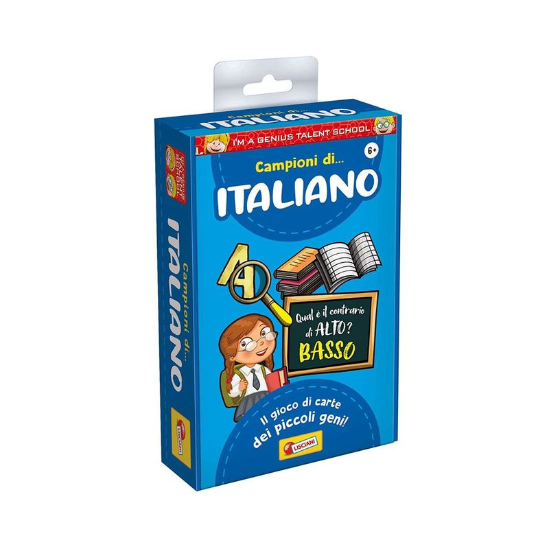 I'M A GENIUS CAMPIONI DI ITALIANO EAN 8008324092291 INGROSSO GIOCHI DI CARTE