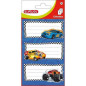 ETICHETTE BOOK CARS 9PZ EAN 4008110465081 INGROSSO ETICHETTE LABEL POSTIT