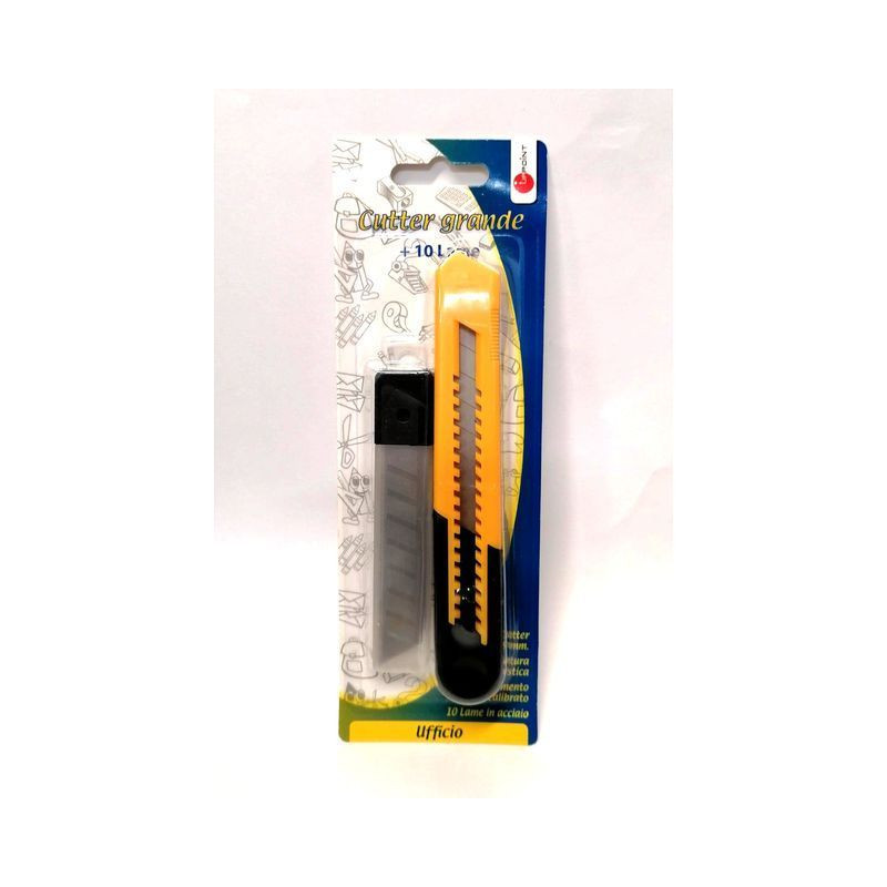 CUTTER MM.18 + 10 LAME EAN 8004434945939 INGROSSO ACCESSORI UFFICIO