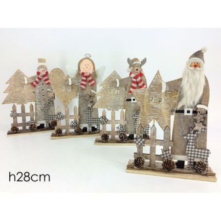 INGROSSO CALENDARIO LEGNO BIANCO