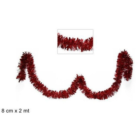INGROSSO FILO ADDOBBO ROSSO 8CM