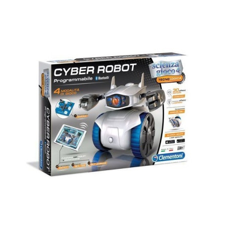 CYBER ROBOT C/MODULO BLUETOOTH E 4GIOCHI 31X7X45CM 8+ANNI EAN 8005125139415 INGROSSO SCIENZA E GIOCO CLEMENTONI
