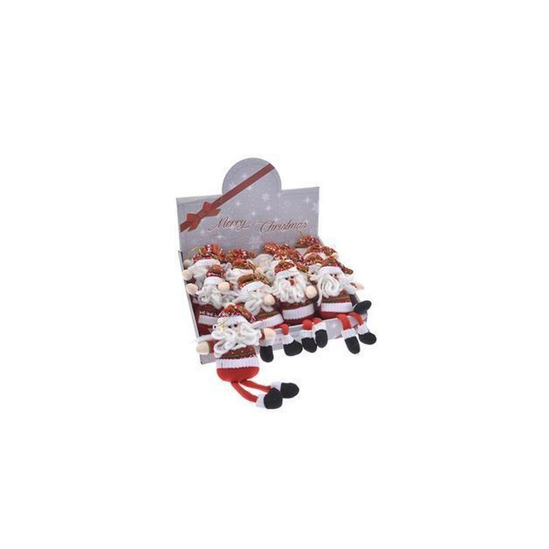 APPENDINO BABBO NATALE H25CM EAN 8032089141000 INGROSSO APPENDINI NATALIZI
