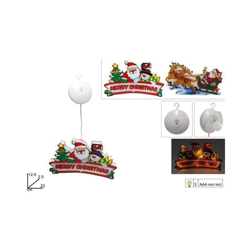DECORAZIONE NATALIZIA LUMINOSA 2ASS EAN 8053482165165 INGROSSO OGGETTISTICA NATALIZIA
