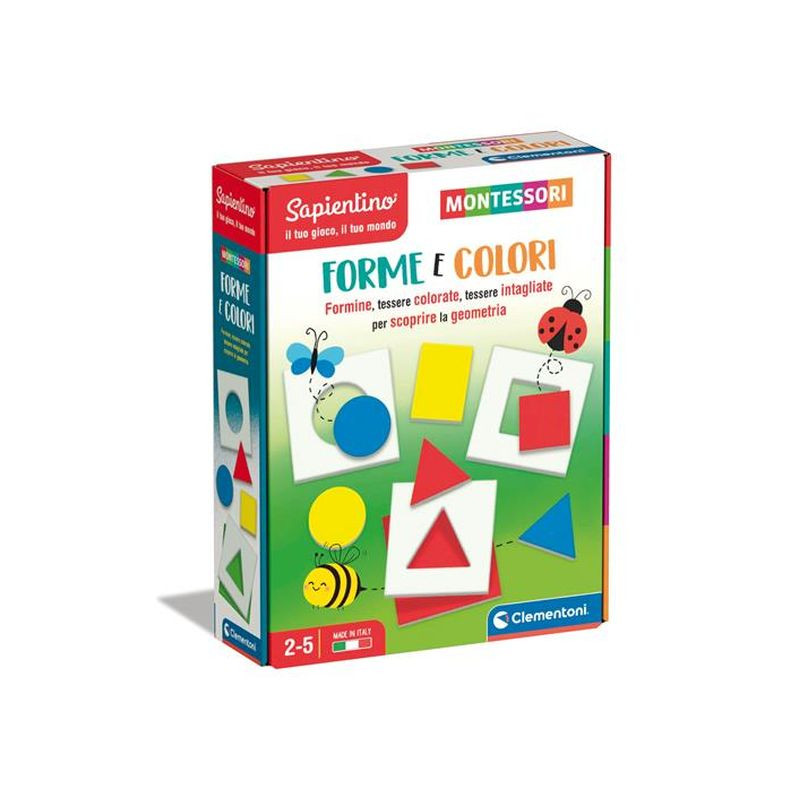 MONTESSORI - FORME E COLORI EAN 8005125167241 INGROSSO GIOCHI SAPIENTINO