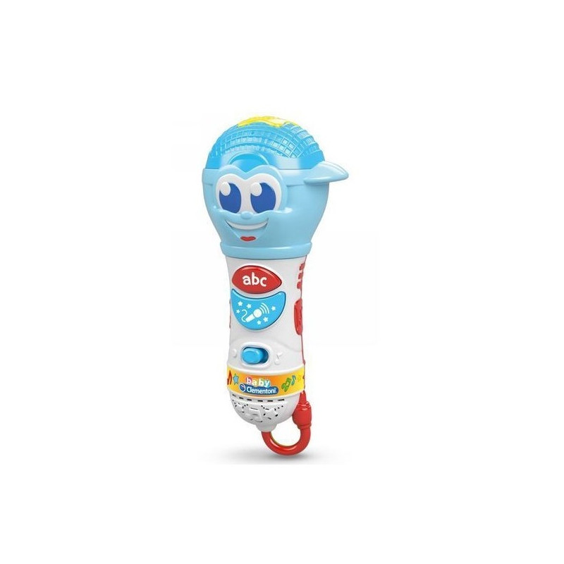 BABY MICROFONO EDUCATIVO PARLANTE 10/36M 14X20X7CM BATTERIE INCLUSE CLEMENTONI EAN 8005125171576 INGROSSO GIOCHI PRIMA INFANZIA