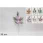 STELO C/ PALLINA E CANDITO 6 COL. 50 CM EAN 8053482173771 INGROSSO FIORI FINTI NATALIZI