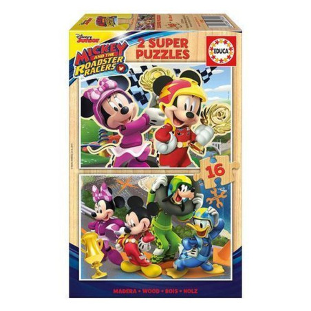 PUZZLE 2X16 MICKEY AND THE ROADSTER RACE EAN 8412668176225 INGROSSO PUZZLE CLASSICI
