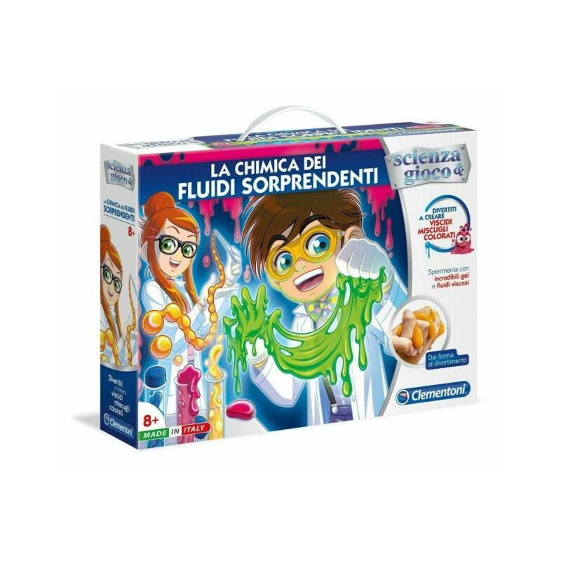 LA CHIMICA DEI FLUIDI SORPRENDENTI SCIENZA E GIOCO 7.8X38.5X28.5CM EAN 8005125190447 INGROSSO SCIENZA E GIOCO CLEMENTONI