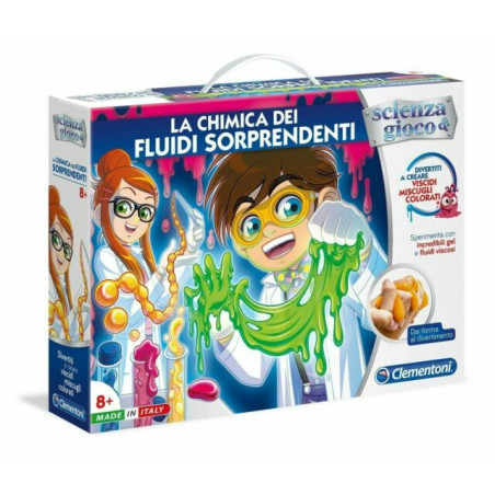LA CHIMICA DEI FLUIDI SORPRENDENTI SCIENZA E GIOCO 7.8X38.5X28.5CM EAN 8005125190447 INGROSSO SCIENZA E GIOCO CLEMENTONI