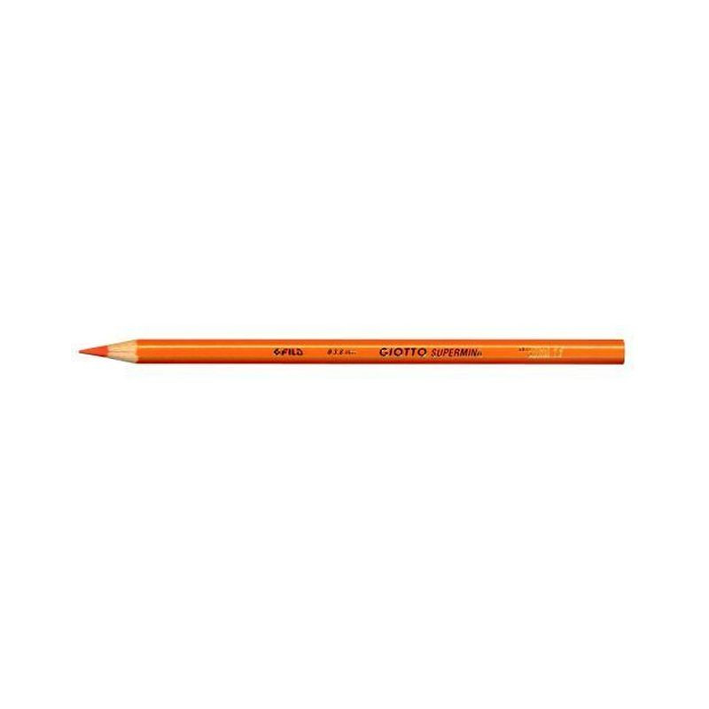 GIOTTO SUPERMINA ARANCIONE C.12 EAN 8000825239113 INGROSSO MATITE COLORATE