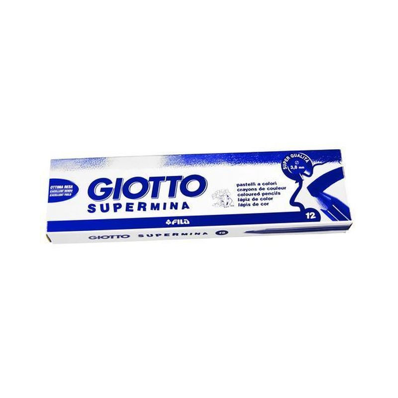 GIOTTO SUPERMINA BLU OLTREM. C.12 EAN 8000825239250 INGROSSO MATITE COLORATE